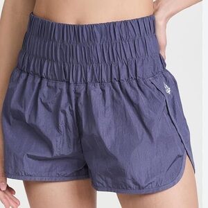 Free People The Way Home Shorts Purple Size Medium 2" Inseam Athleisure Sporty